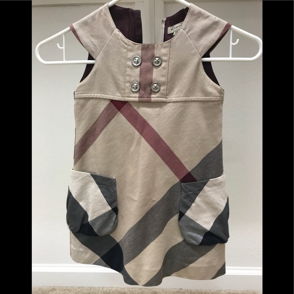 💯 Authentic Burberry Nova check Kid dress